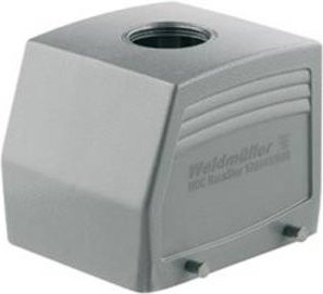 Weidmüller Steckergehäuse HDC 32B TOBU 1PG29G 1666870000 in Grau aus Edelstahl - Bild 1