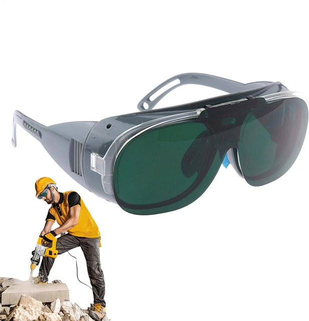 Schutzbrille für Schweißer und Löter mit Anti-Schock- und Spritzschutz sowie getönten Gläsern - Bild 1