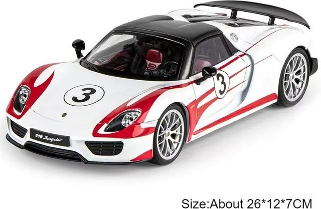 Linyi toy car Gtr Skyline S15 918 Martini Automodell, 1:18, Musik und Licht, ab 14 Jahren - Bild 1