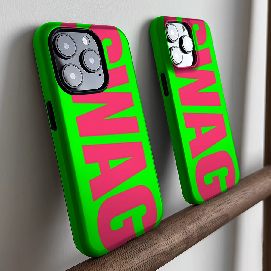CaseLumi Matte Bumper Schutzhülle mit MagSafe für iPhone 17 16 15 14 13 Pro Max in Neon SWAG Multicolor - Bild 2