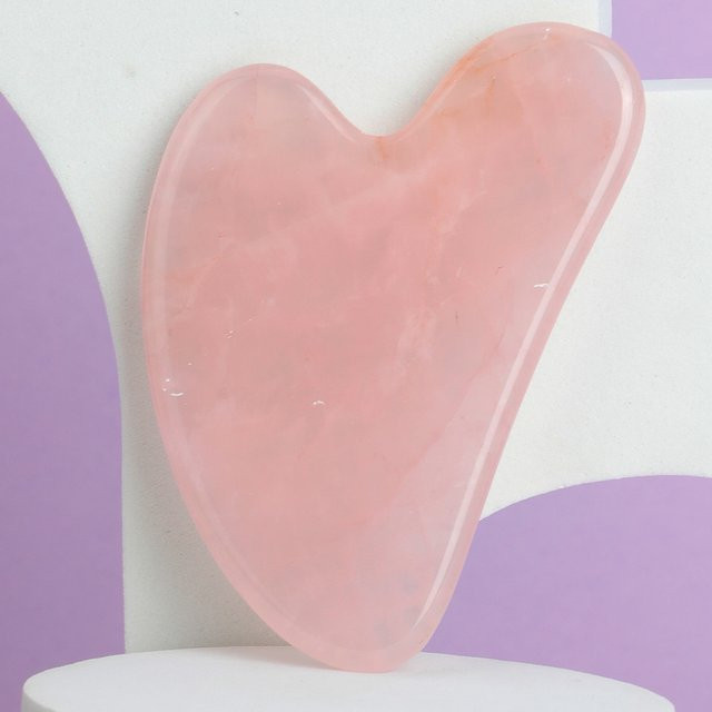 Hanhe gem Jade Gua Sha Massage Schaber, Damen, Gesicht und Körper - Bild 1