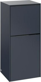 Villeroy & Boch Subway 3.0 Seitenschrank in Weiß und Grau, Wandmontage, B/T/H: 40 x 36,2 x 86 cm - Bild 1