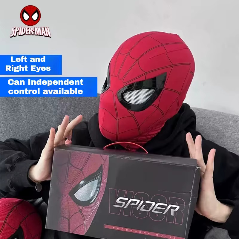 Bandai Marvel Miles Spider-Man 1:1 Maßstab Elektronische Maske, Cosplay-Spielzeug - Bild 2