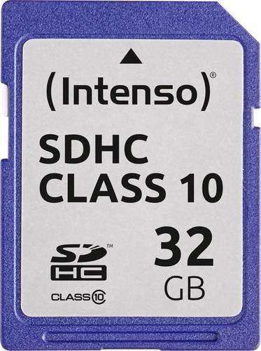 Intenso SDHC-Speicherkarte 32 GB Class 10 in Blau - Bild 1