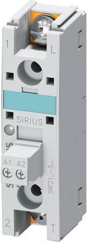 Siemens Halbleiterrelais 3RF21903AA06 in Grau, 90A, max. Schaltspannung 600 V/AC, nullspannungsschaltend - Bild 1