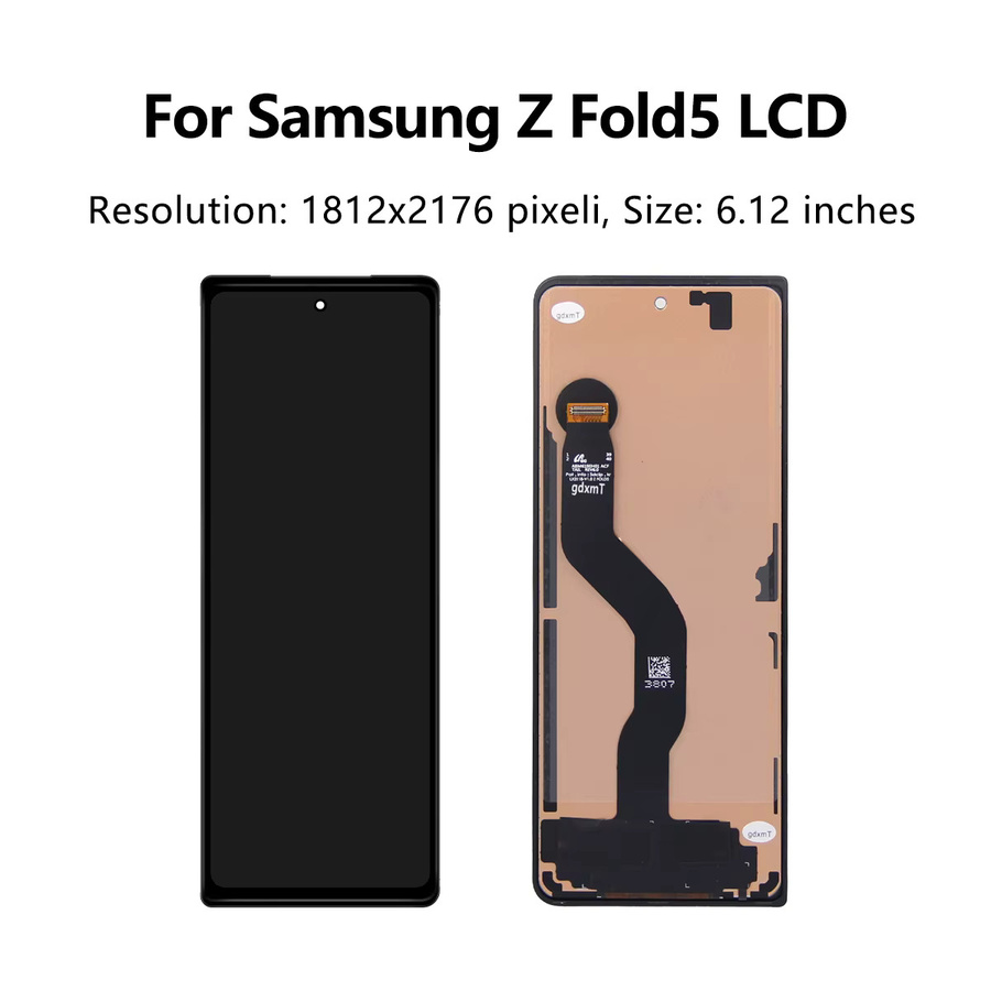 Samsung Z Fold5 5G Ersatz LCD-Display mit Touchscreen-Digitizer-Baugruppe in Schwarz - Bild 3