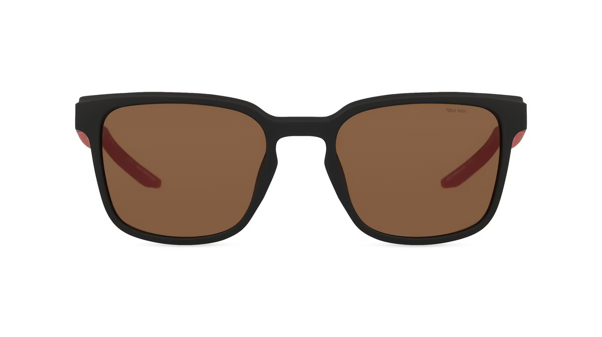 Nike EV24012 Sonnenbrille, Vollrand, Quadratisch, Acetat, Unisex, Schwarz - Bild 1