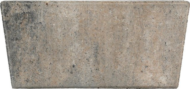 DIEPHAUS Randbefestigung Mähkante Trapez aus Muschelkalk B/H: 24 x 4 cm, Tiefe: 12 cm - Bild 1