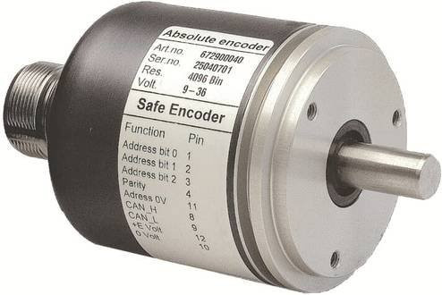 ABB Drehgeber RSA 597 SSF6C15 in Silber 2TLA020070R3300 - Bild 1