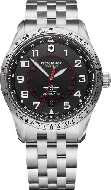 Victorinox Armbanduhr Automatik, Edelstahl, Schwarz, 42 mm, Herren - Bild 1