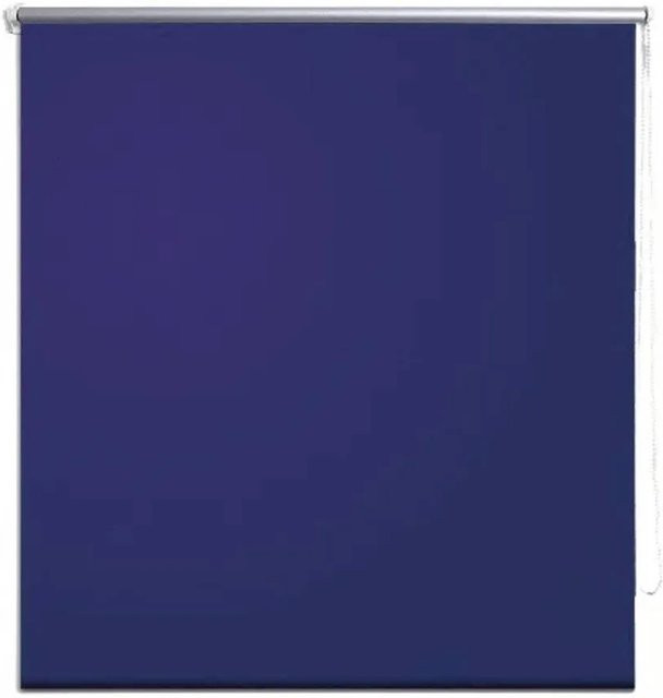 vidaXL Verdunkelungsrollo Blau, thermoisolierend, B/H: 160 x 230 cm - Bild 1