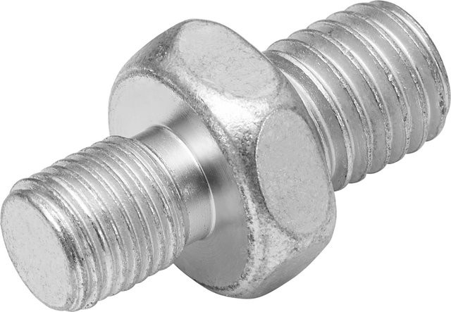 LUX-TOOLS Adapter 12,5 mm (1/2'') auf M14 aus Stahl in Silber - Bild 1