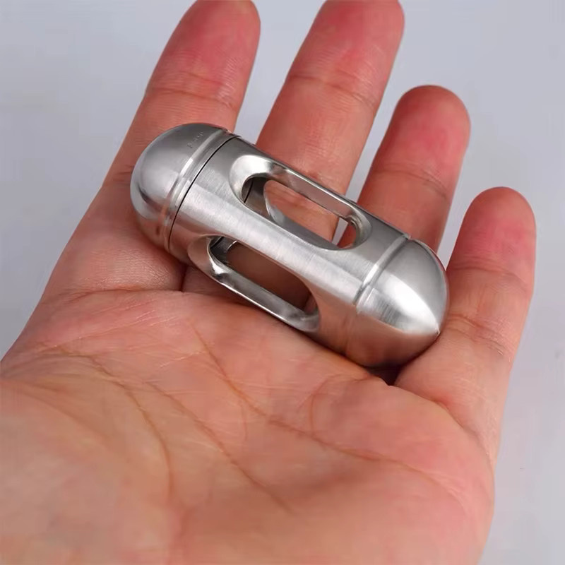 AHHLCLT Mini Zylindrisches Edelstahl Metall Anti Stress Spielzeug - Bild 3