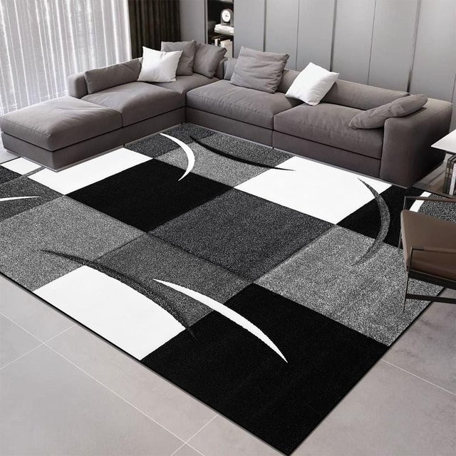 Karpetti Geometrie Teppich im nordischen Design, weich und rutschfest, Mehrfarbig, B: 200 cm, T: 250 cm - Bild 1