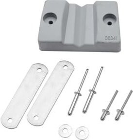 Hymer Ersatzteilset Anlegegummi für Glasreinigerleiter Oberteil, grau - Bild 1