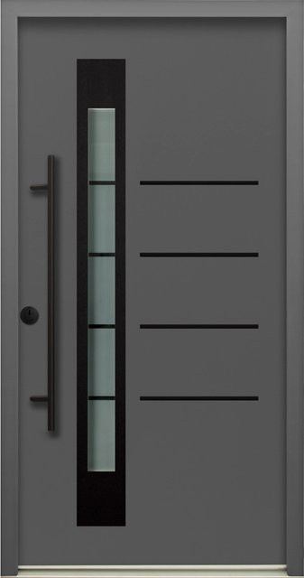 Splendoor Thermospace Sicherheits-Haustür Berlin Prime RC2 in Anthrazit mit Glaseinsatz, B/H: 110 x 210 cm - Bild 1