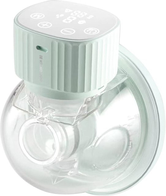 Kikkaboo elektrische Milchpumpe Noa mit Touchscreen und Speicherfunktion, hellgrün, 150 ml - Bild 1