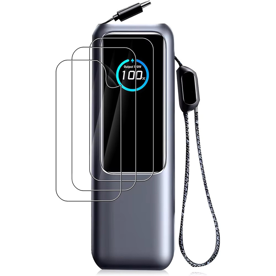 WISHXIN Hydrogel-Displayschutzfolie für Anker Zolo 25000mAh 165W Powerbank, transparent - Bild 3