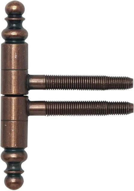 SFS Einbohrband 2-teilig mit Zierkopf in Bronze Patiniert, Durchmesser: 16 mm, Bandhöhe: 10,85 cm - Bild 1