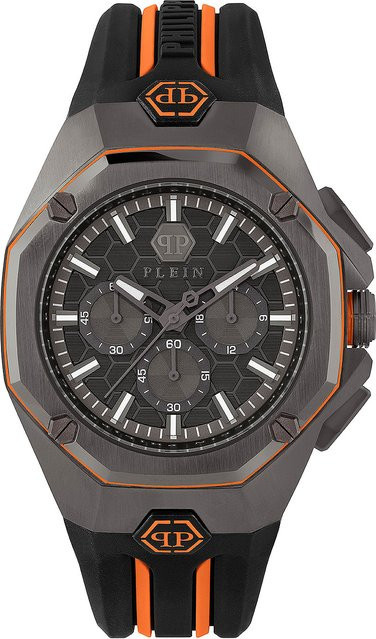 Philipp Plein Chronograph, Quarz, Edelstahl, 45 mm, Herren - Bild 1