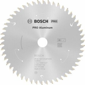 Bosch Kreissägeblatt Standard für Aluminium für Akkusägen, Durchmesser: 136 mm, 50 Zähne - Bild 2
