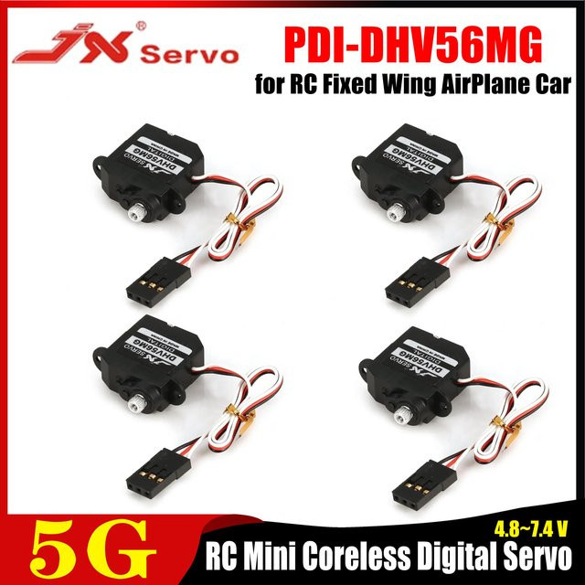 DSPOWER JX PDI-DHV56MG 5G Mini Coreless Digital Servo, Metall, für RC Fahrzeuge - Bild 1