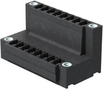 Weidmüller Stiftgehäuse-Platine BC/SC in Schwarz, 20 Polzahl, Rastermaß: 3.81 mm, 50 Stück - Bild 1