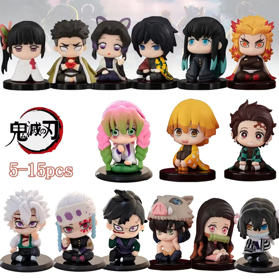 Bandai Demon Slayer Spielzeug-Set, PVC-Figuren, 5-15 Stück - Bild 2