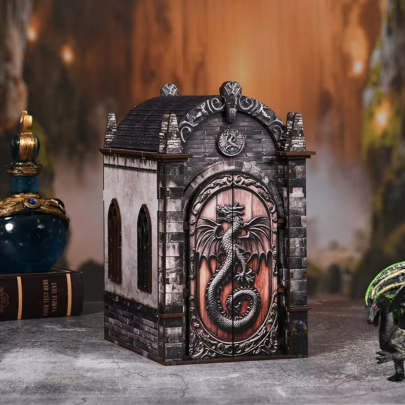 ELEVEN-CUTE DIY Holz-Drachenschatz-Labyrinth, Miniatur-Modellbausatz, Fantasy, ab 14 Jahren - Bild 2
