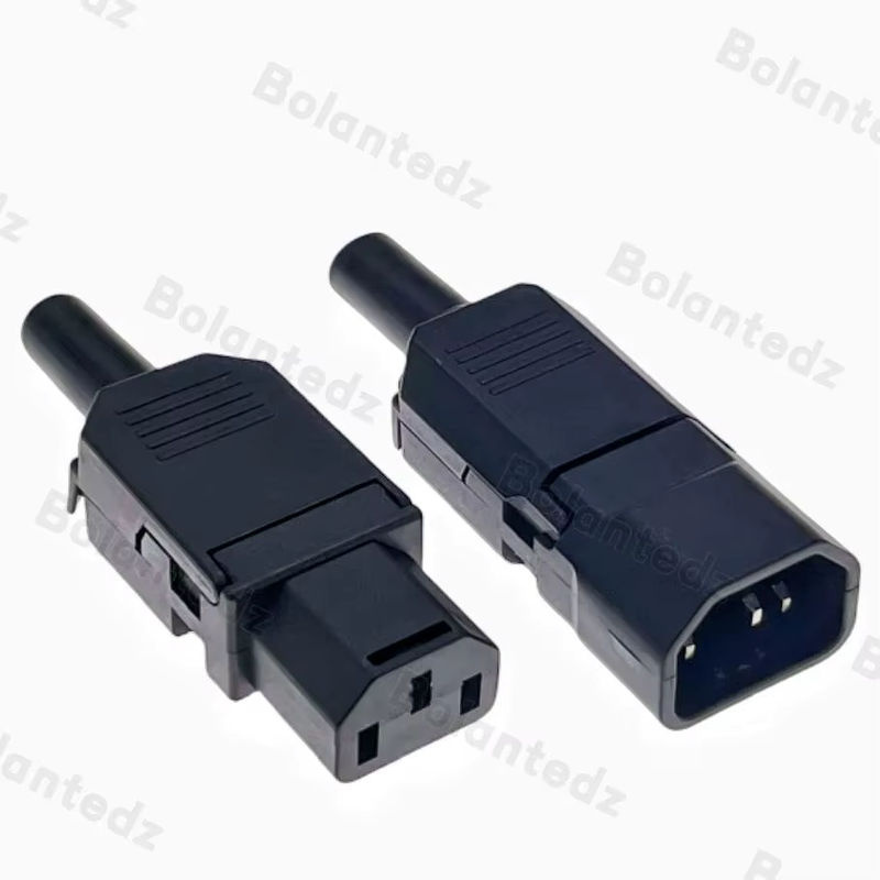 Bolantedz 10 A Stecker für Reiskocher, schraubenfreie Schnellverdrahtung, AC-Steckdose, schwarz - Bild 3