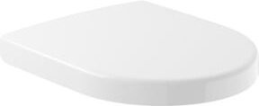 Villeroy & Boch WC-Sitz Subway Compact in Weiß mit Soft-Close und Quick-Release sowie Edelstahl-Scharnieren - Bild 1