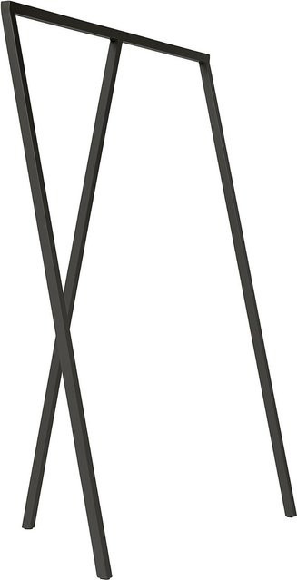 HAY Loop Stand Garderobe aus Stahl in Schwarz pulverbeschichtet - Bild 1