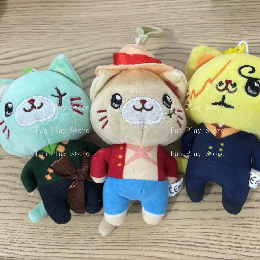 Bandai One Piece Plüsch-Katzen-Schlüsselanhänger, Bunt / Mehrfarbig - Bild 2