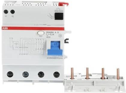 ABB FI-Schutzschalter RCBO 63A Weiß 2CSB204201R2630 - Bild 1