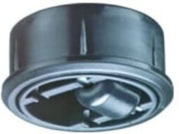 BS Rollen Glocke G87 Rad aus Kunststoff schwarz Durchmesser: 65 mm - Bild 1