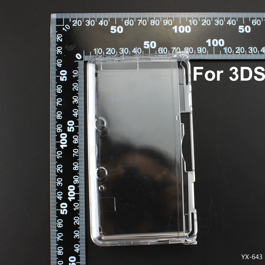 ChengHaoRan Schutzhülle für Nintendo 3DS New in Transparent, Kristallklare Hartschalen-Case aus Kunststoff - Bild 2
