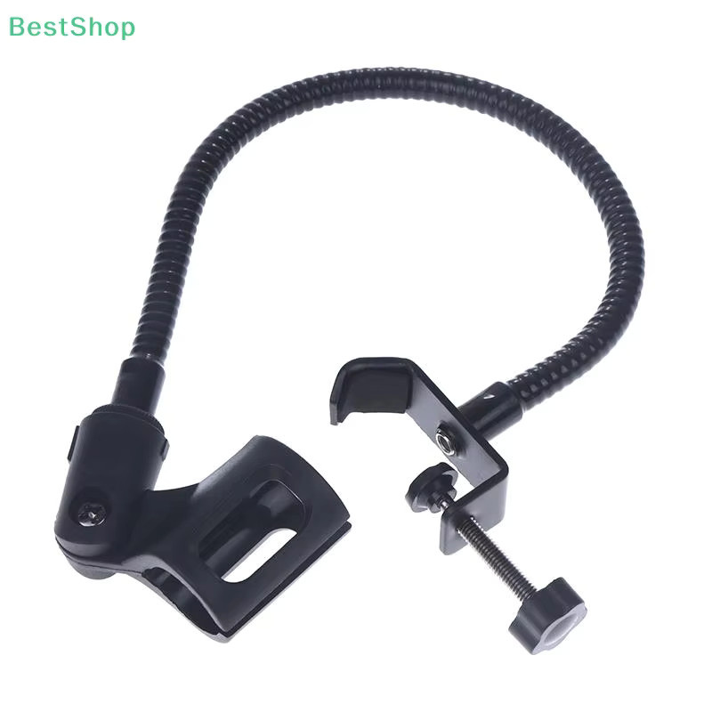 Multifunktionales Universal-Stativ für Handy und Tablet mit kapazitivem Mikrofon-Schlauchclip in Schwarz - Bild 3