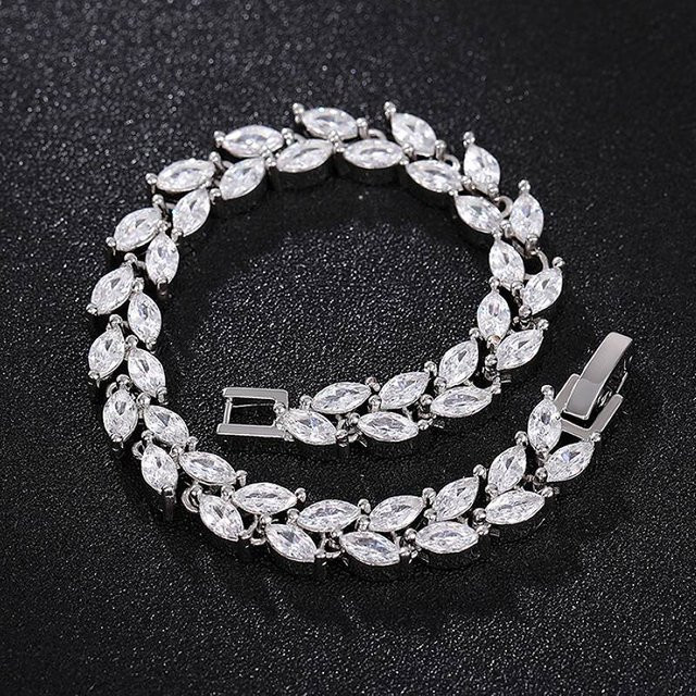 Huitan Armband, Zirkonia, Silber, Damen - Bild 1