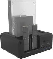 ICY BOX Dockingstation IB-2925MS-CU31 mit USB-C in Schwarz - Bild 1