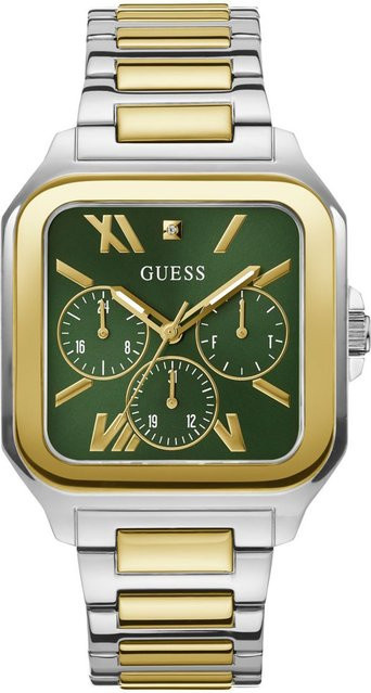 Guess Armbanduhr Integrity, Quarz, Edelstahl, Schwarz, 42 mm, Herren - Bild 1