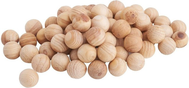 VBS Holzkugeln rustikal in Beige Durchmesser: 2,5 cm - Bild 1