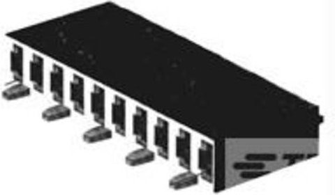 TE Connectivity 1-87025-2 Steckverbinder in Schwarz - Bild 1