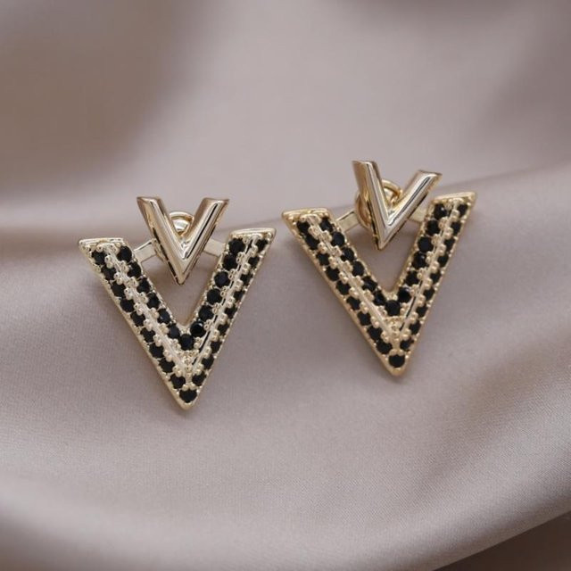 Lucky Star Jewelry Ohrringe, 14K vergoldet, Zirkonia, Damen - Bild 1