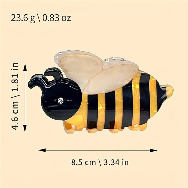 Haarspange Bienen-Greifclip, Mädchen - Bild 1