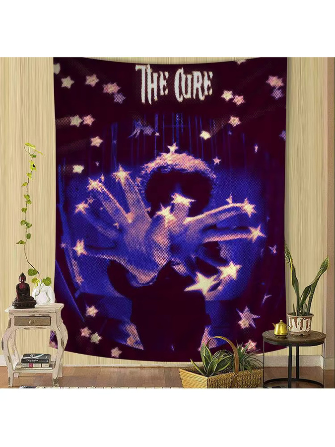 Potdemiel Wandteppich The Cure Cartoon Kunst Wandbehang für deine Raumdekoration B/H: 50 x 50 cm - Bild 5