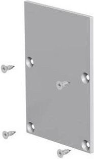 EVN APRU46EAP Endabschlussplatte aus Aluminium in Silber - Bild 1