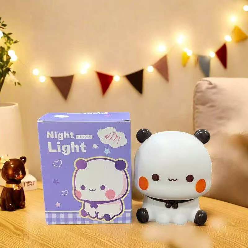 Bandai Crayon Shin-chan Nachtlicht aus Silikon, weiß, wiederaufladbare kleine Nachttischlampe mit Augenschutz für Kinder - Bild 3