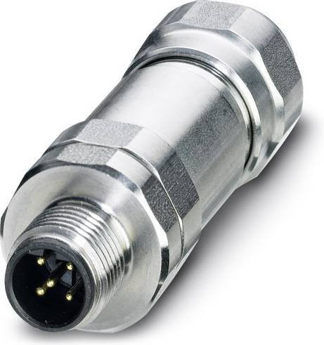 Phoenix Contact 1440148 Sensor-Aktor-Steckverbinder M12 Buchse gerade 5-polig unkonfektioniert in Silber - Bild 1
