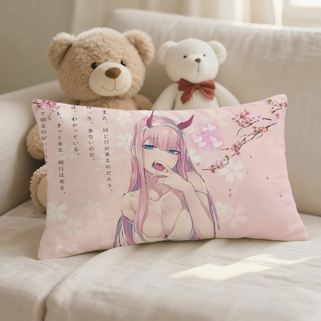 Beast Kingdom Zero Two Darling in the FranXX Kissenbezug für Sofa und Autokissen - Bild 1