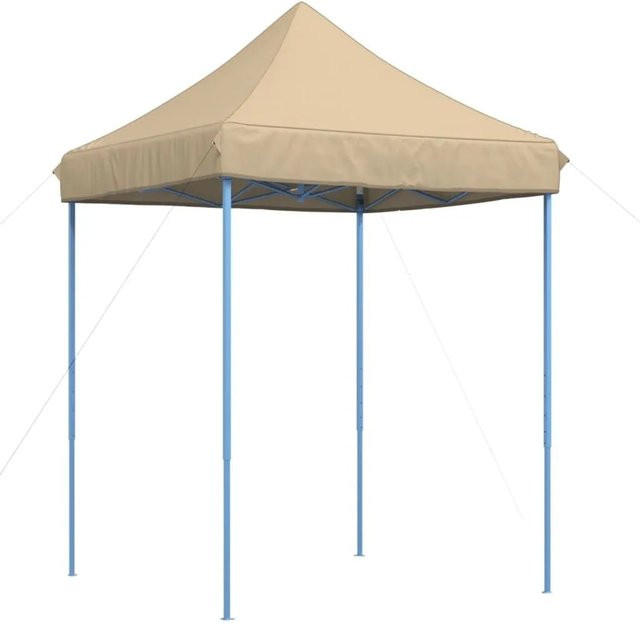 vidaXL Partyzelt Faltbar Pop-Up Beige B/T/H: 200 x 200 x 306 cm - Bild 1